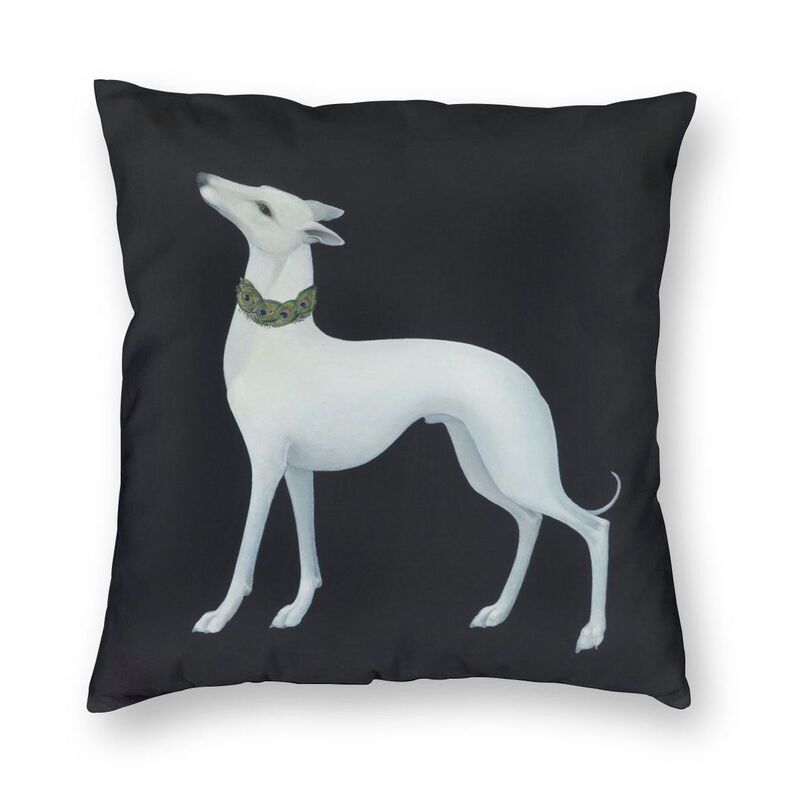 Greyhound Square Throw Pillow Case 45cm X 45cm