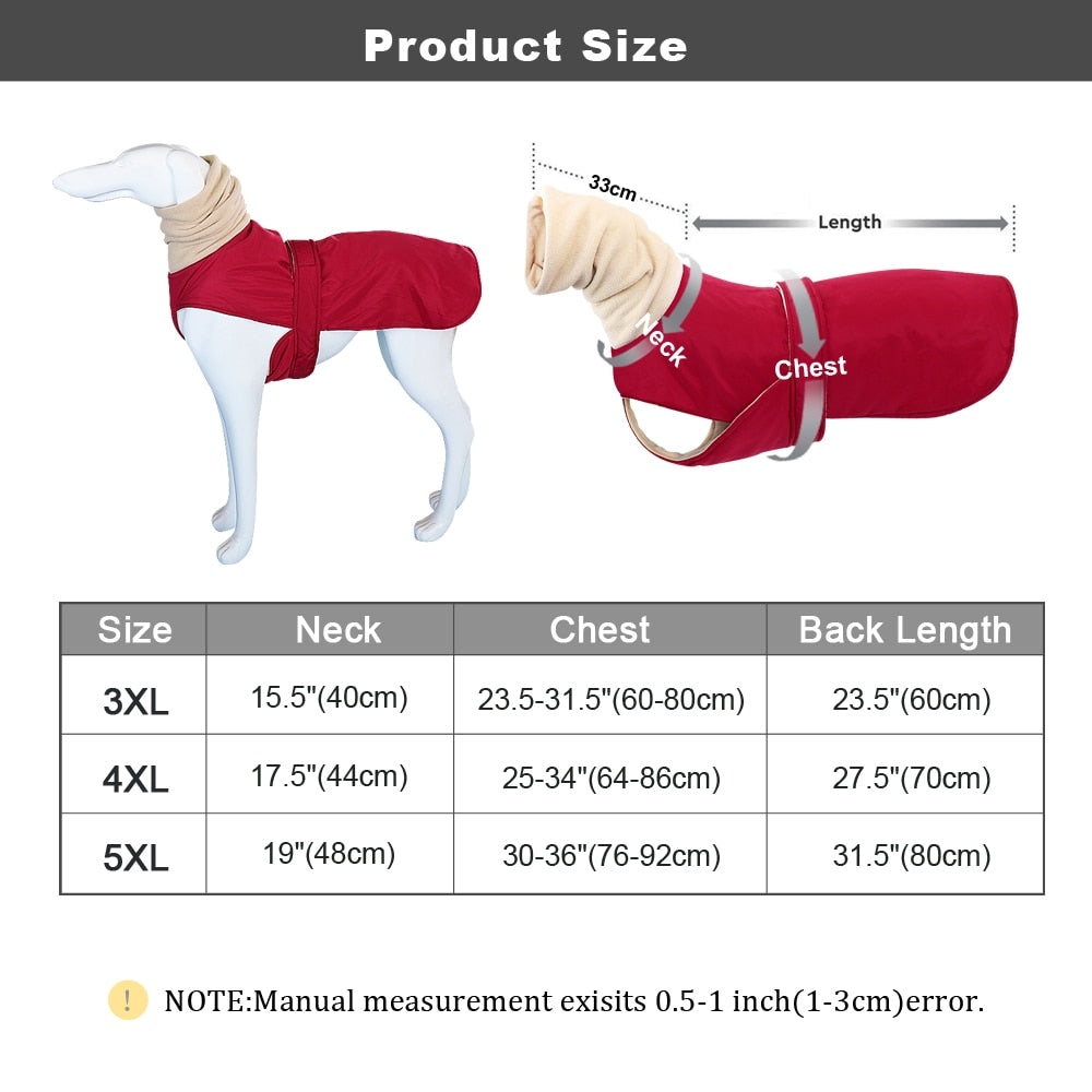 Products Fleece Lined Wind and Splash Proof Greyhound Coat 